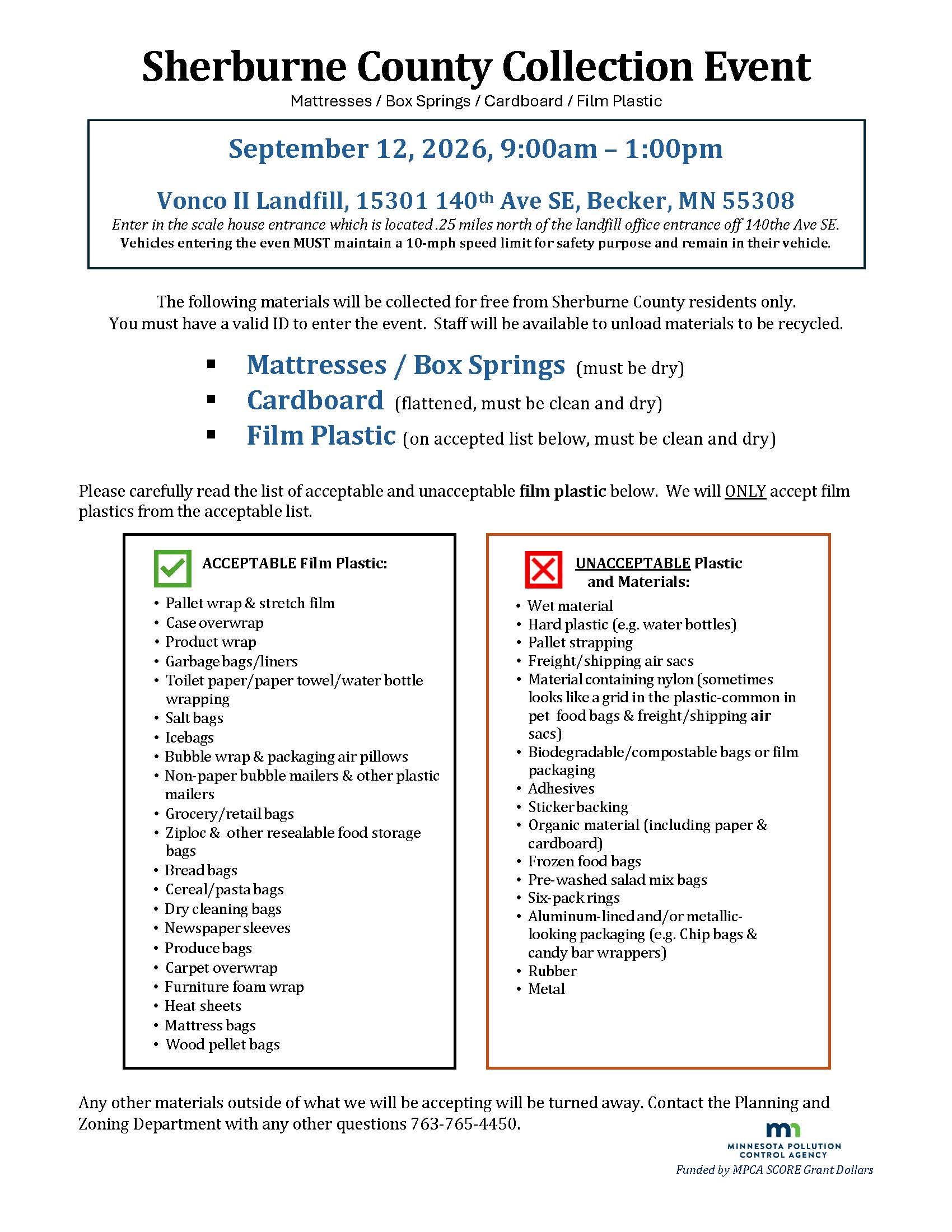 2026 Sherburne County Collection Event List_202512301059223195