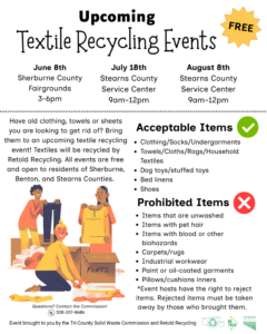 Updated Textile Recycling event